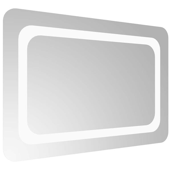 vidaXL Oglinda de baie cu LED, 60x40 cm