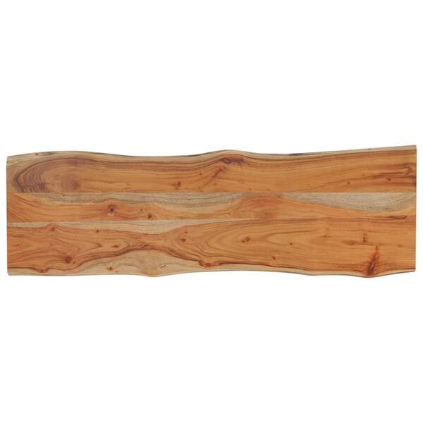 vidaXL Blat masă 110x40x2,5 cm dreptunghiular lemn acacia margine vie