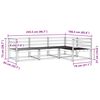 vidaXL Set de canapele de exterior 4 pcs natural Lemn Solid de Acacia