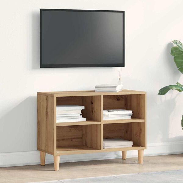 vidaXL Cabinet TV artisian oak 69,5 x 30 x 50 cm Lemn compozit