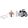vidaXL Cameră de vid cu pompă &icirc;n 2 trepte, 3,7 L