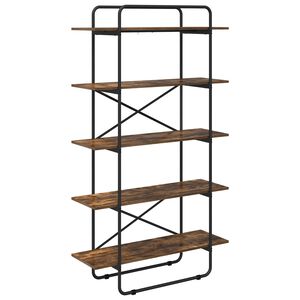 vidaXL Raft pentru cărți 5 niveluri 100 x 35 x 175,5 cm PB