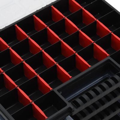 vidaXL Cutii de organizare, 10 buc., 40x30x5 cm, polipropilenă
