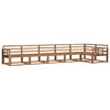 vidaXL Set de canapele de exterior 6 pcs natural Lemn Solid de Acacia