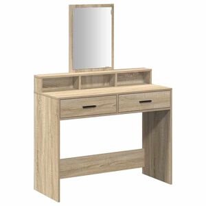vidaXL Masă de Machiaj Stejar Sonoma 100 x 41 x 140 cm Lemn prelucrat