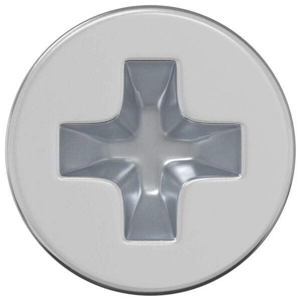 vidaXL Șuruburi cu cap &icirc;ngropat 2 pcs Argintiu M4 x 6 mm Oțel