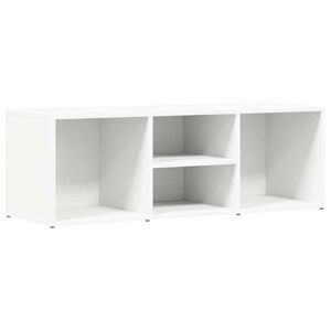 vidaXL Banca depozitare pentru pantofi alb 102x35x35 cm lemn prelucrat
