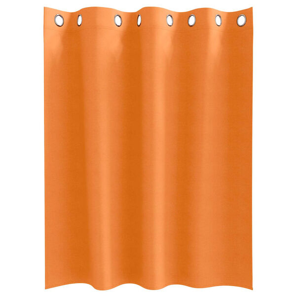 vidaXL Perdele Opaque cu Inel 2 pcs Portocalie Aprinsă 140 x 140 cm