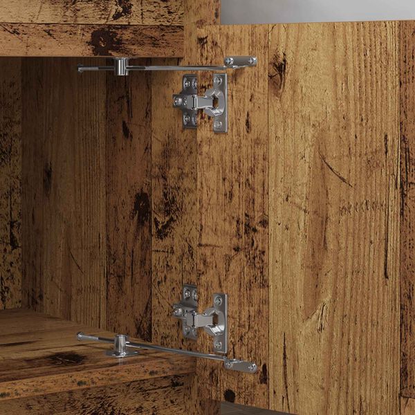 vidaXL Hingă cu tijă de tragere 12 pcs Argintiu 190 mm Fier