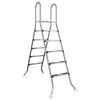 vidaXL Scară pentru piscină supraterană 224 x 175 cm 5-Treaptă