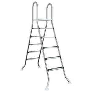 vidaXL Scară pentru piscină supraterană 224 x 175 cm 5-Treaptă