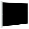 vidaXL Copertină laterală retractabilă de terasă, negru, 220x314 cm