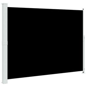 vidaXL Copertină laterală retractabilă de terasă, negru, 220x314 cm