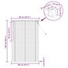 vidaXL Jaluzea venetiană Manual Ajustabil Gri argintie 150 x 90 cm PVC
