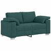 vidaXL Set de canapea 2 pcs Verde închis 219 x 77 x 82 cm țesătură