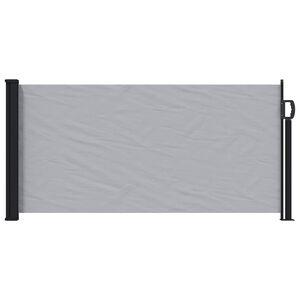 vidaXL Jaluzea laterală retractabilă Gri 500 x 100 cm Poliester