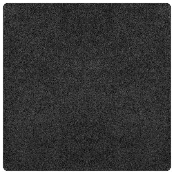 vidaXL Covor Shaggy Antiderapant Gri &icirc;nchis 120 x 120 cm PP