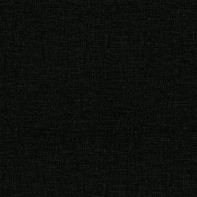 vidaXL Fotoliu cu ridicare, negru, material textil
