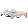vidaXL Cadru de pat natural 140 x 200 cm Lemn de pin masiv