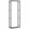 vidaXL Suport pentru lemne de foc, negru mat, 80x28x222 cm, oțel