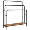 vidaXL Stativ pentru haine cu raft Lemn vechi 90 x 30 x 100,5 cm