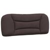vidaXL Pernă pentru tăblie de pat Hvar maro &icirc;nchis, 100 cm, material textil