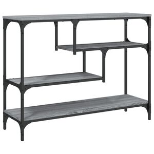 vidaXL Măsuță consolă, gri sonoma, 100x30x75 cm, lemn prelucrat