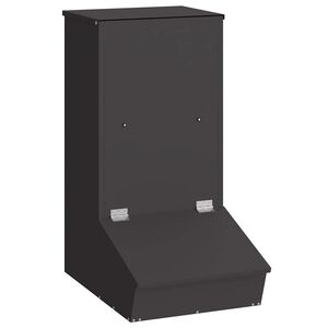 vidaXL Feeder pentru porci Negru 55 x 38 x 76 cm 20 kg