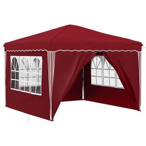 vidaXL Cort de Petrecere Pop-up Burgundy 288 x 288 x 245 cm