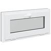 vidaXL Fereastră pentru subsol RISOR 80 x 40 cm PVC și Sticlă Antracit