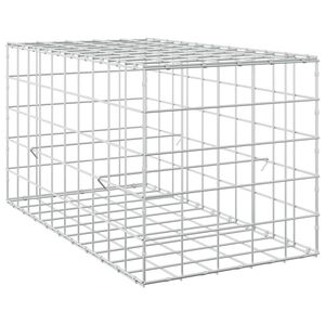 vidaXL Gabion cu Fir de 5 mm și Plasă de 10x10 cm 50x100x50 cm