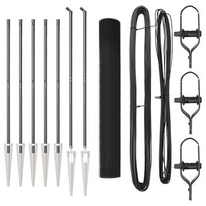 vidaXL St&acirc;lp de gard. Gri