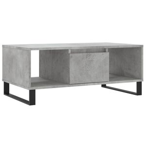 vidaXL Măsuță de cafea, gri beton, 90x50x36,5 cm, lemn compozit