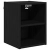 vidaXL Dulap suspendat Stejar Negru 30 x 29,5 x 40 cm Lemn prelucrat