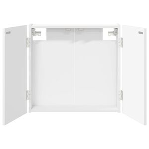 vidaXL Cabinet pentru ținte de darts Alb 56 x 12 x 53,5 cm