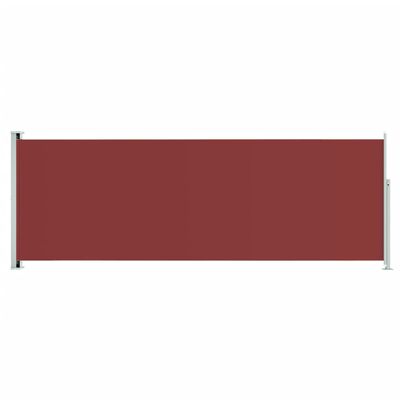 vidaXL Copertină laterală retractabilă de terasă, roșu, 220x600 cm