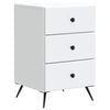 vidaXL Dulap de noapte cu sertar Alb 43 x 41 x 66,5 cm Lemn prelucrat