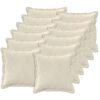 vidaXL Pernă cu pernă HOUTEN 12 buc. Crem Fleece din microfibra