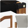 vidaXL Set de canapele de exterior Lemn solid de Acacia și Textilene