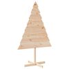 vidaXL Brad de Crăciun decorativ, 150 cm, lemn masiv