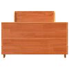 vidaXL Cadru pat fără saltea, maro ceruit, 75x190 cm, lemn masiv pin