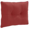 vidaXL Pernă de spate PUTTEN 100% Polyester Roșu Vin 60 x 40 x 10 cm