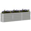 vidaXL Jardinieră Gri deschis 480 x 50 x 45 cm Oțel Galvanizat