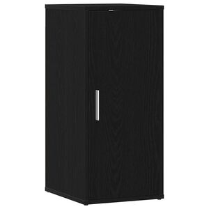 vidaXL Dulap Pantofi Stejar Negru 32x35x70 cm Lemn prelucrat