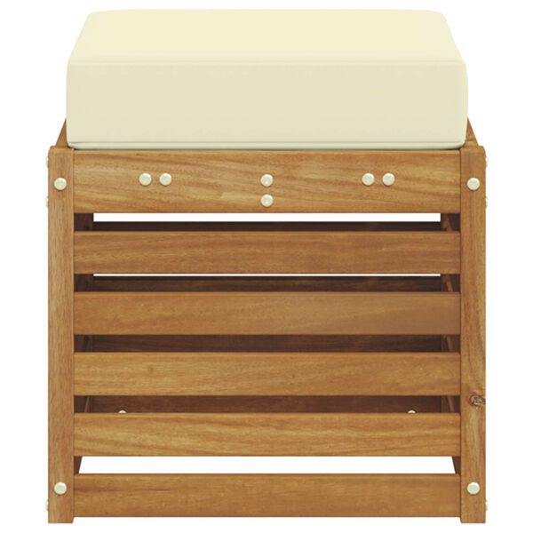 vidaXL Bancă Stivuită pentru Exterior Lemn Solid de Acacia natural