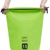 vidaXL Rucsac impermeabil, verde, 15 L, PVC