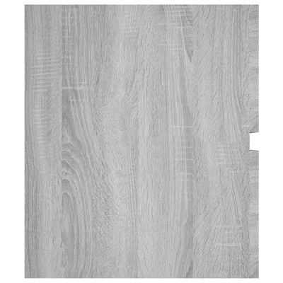 vidaXL Dulap de chiuvetă, sonoma gri, 100x38,5x45 cm, lemn prelucrat