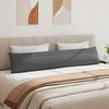 vidaXL Perne pentru canapea 2 pcs Gri &icirc;nchis 200 x 40 cm țesătură