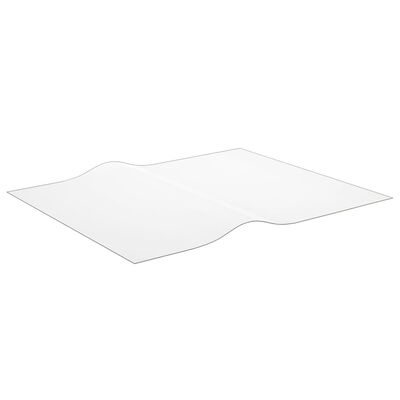 vidaXL Folie de protecție masă, transparent, 100 x 90 cm, PVC, 1,6 mm