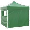 vidaXL Cort pentru Petreceri Verde 291 x 291 x 315 cm Material Oxford